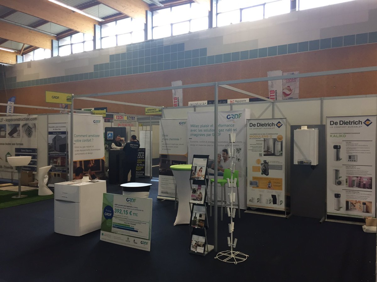 erosjul's tweet photo. on est la au salon de l'Habitat de Yutz stand Grdf #GRDFEST https://t.co/UWbSOCjUo6