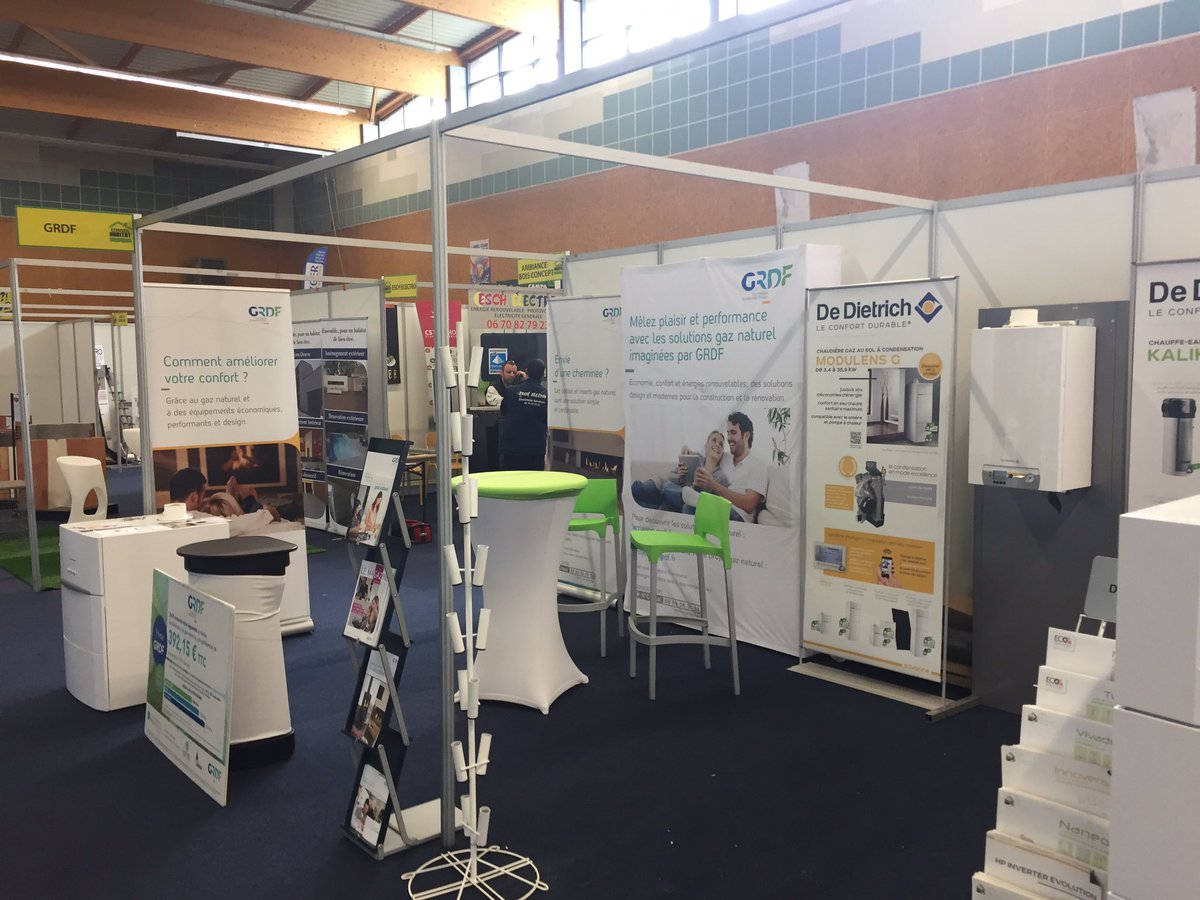 erosjul's tweet photo. on est la au salon de l'Habitat de Yutz stand Grdf #GRDFEST https://t.co/UWbSOCjUo6