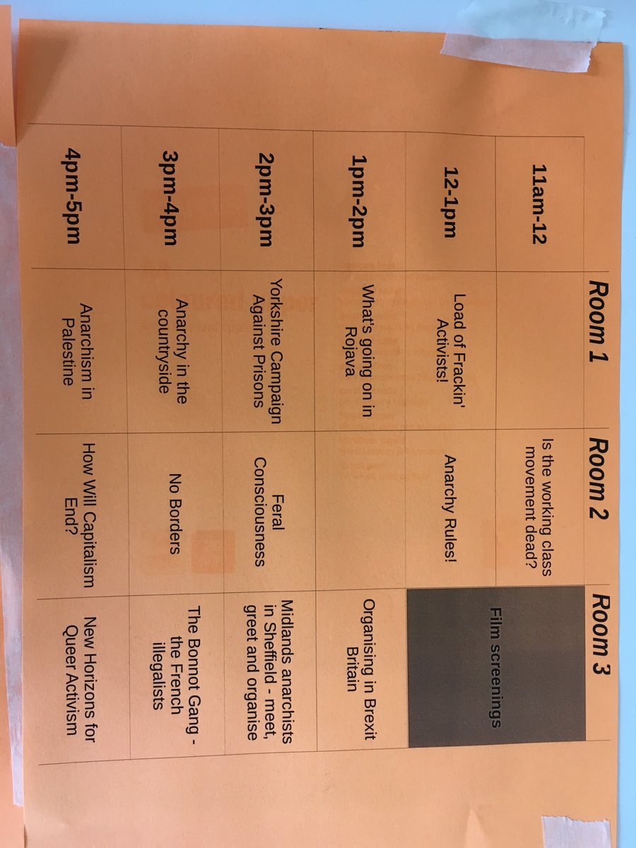 sheffbookfair's tweet photo. The programme for the day's workshops and discussions. More info can be found at https://t.co/WnGvc9LR6O https://t.co/AlmJXlZvUH