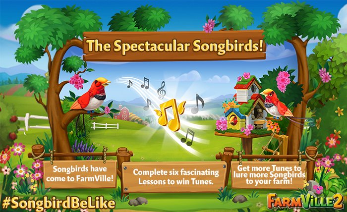 farmville2's tweet photo. Head on to #FarmVille2OnWeb and check out what the Songbirds grew!๐ค๐ฆ #SongBirdBeLike #FarmVille2OnWeb https://t.co/Z6PNos7KhO https://t.co/rrARgWhB81