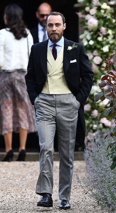 Here's #PrinceWilliam &amp; #PrinceHarry at #PippasWedding How great do the boys look?