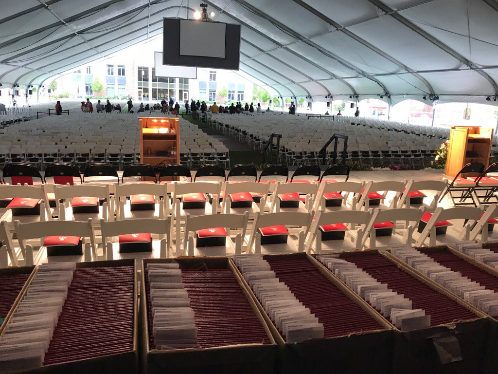 WPICommencement's tweet photo. One week ago! #wpi2017 @WPIAlumni https://t.co/II3s02eu3h