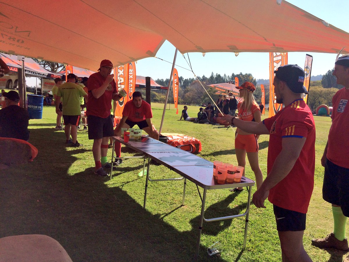 How skillful are you with a ping pong ball after a few beers? Play the <a href="/Maxxis_TyresSA/">Maxxis South Africa</a> Beer Pong game at the #BeerRunSA at <a href="/RiversandsFarm/">RiversandsFarmVillag</a>