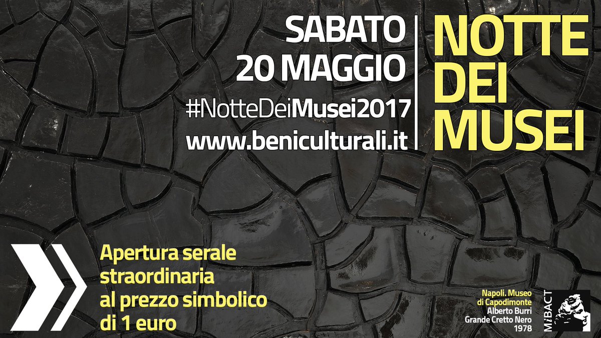 nipotiinaffitto's tweet image. Questa sera da non perdere la #NottedeiMusei2017! Ingresso a 1€! #20Maggio #cultura #nipotiinaffitto #musei @MiBACT