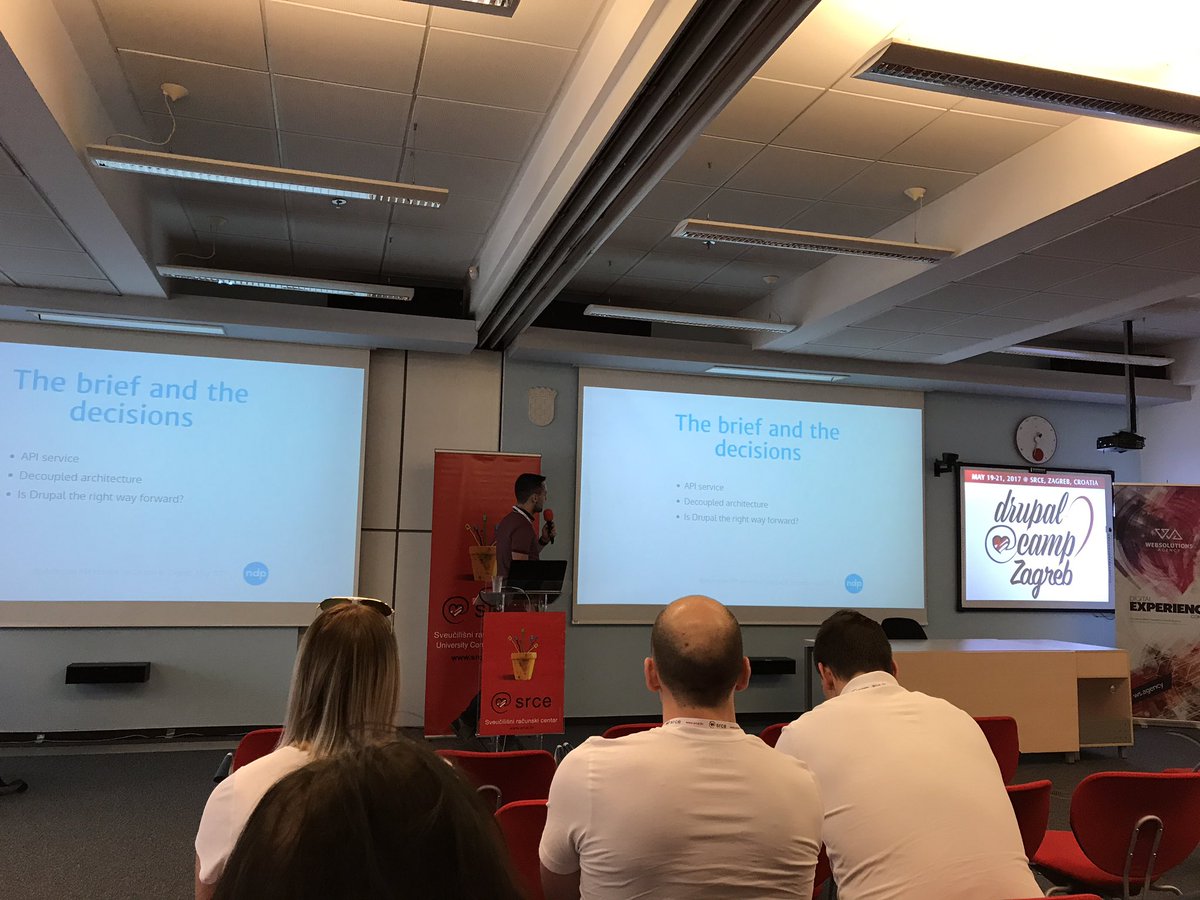 elian_m's tweet photo. Building an API service on Drupal 8 with  @jnzavrl @drupalheart #drupalheart https://t.co/shj9yTQ8JZ