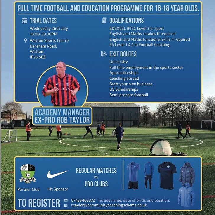 CCSWatton's tweet image. CCS ACADEMY WATTON. ANY YEAR 11's or YEAR 12's interested then please get in touch.