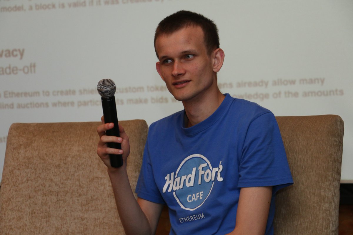 misskhan's tweet photo. Thrilled to host @VitalikButerin at #BlockchainIndiaWeek Ethereum India Summit 18May @TajMahalMumbai. More @ethereumproject action to come! https://t.co/Zb0Kmnx1p6