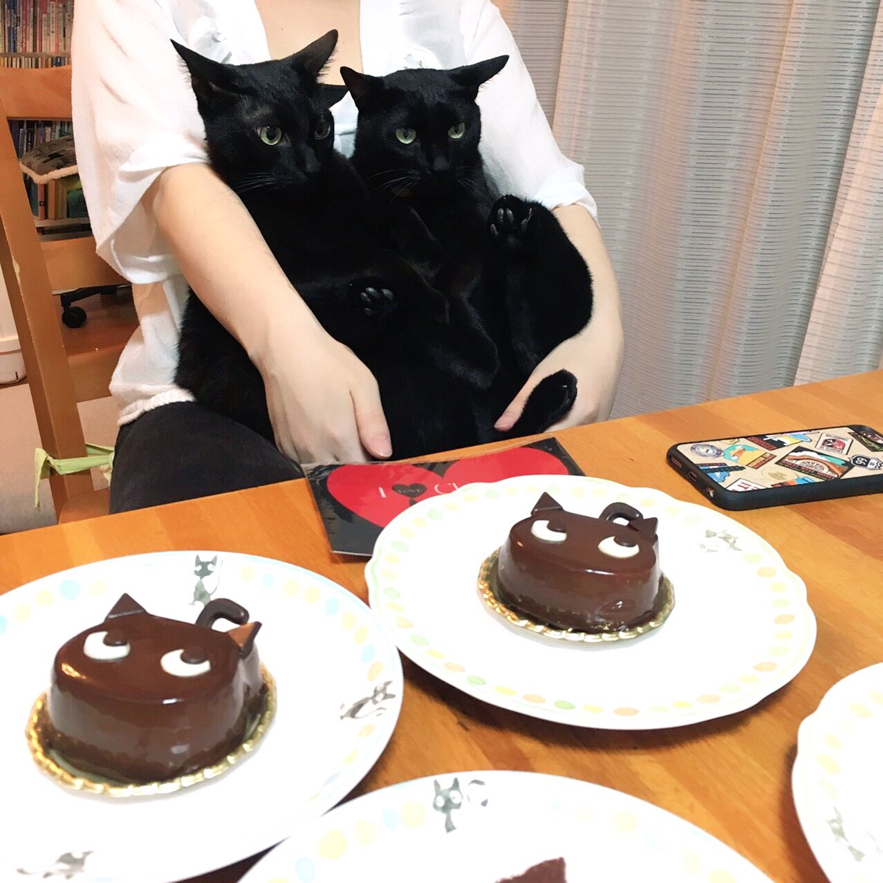黒猫のメグロモグロ 黒猫ケーキで有名のシャノワール行ってきました 黒猫飼いの方 猫好きさんの方はかなりオススメです メグロモグロたくさん T Co Lmrknbcsgh Twitter