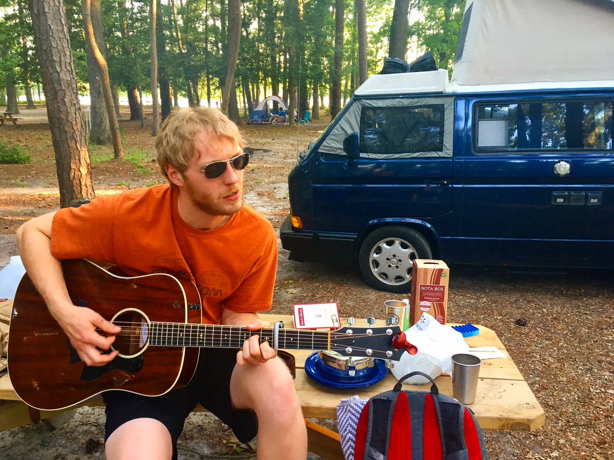 coteriesband's tweet image. There's really no life like the #westylife a van, a band, the woods, a guitar and a box o wine @gowesty #Vanlife
