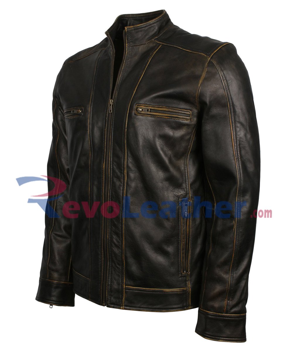 RevoLeather's tweet photo. #DarkBrownLeatherJacket #DesignerLeatherJacket #MensFashion #HighQualityLeather #GenuineLeatherJacket #RevoLeatherJacket #BikerLeatherJacket https://t.co/1PLyzAAOsK