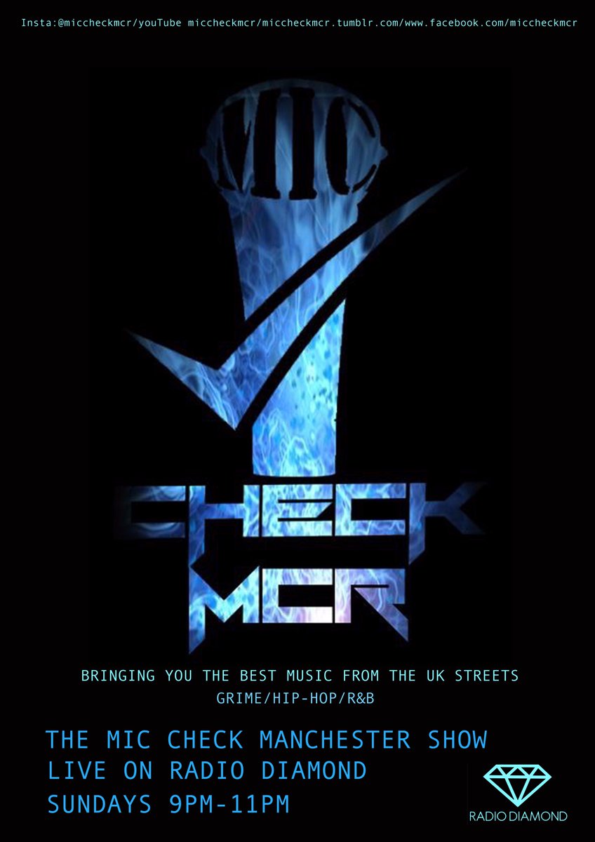 miccheckmediauk's tweet photo. @radiodiamond1 will be featuring new music from @nadiarosemusic and much more #MicCheckMcrShow Sunday from 9pm...
The #Rap & #Grime Show https://t.co/EeOLfTRU8s