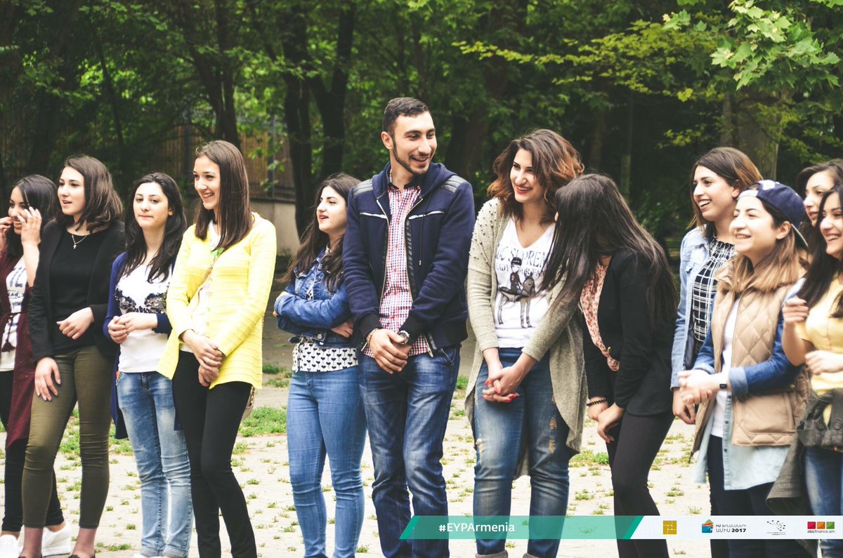 EYPArmenia's tweet photo. #FIND2017 academic forum of #EYPArmenia launched with team-building activities. The forum is supported by #CBA. #ABCfinance #mfa2017 https://t.co/IMS4it1gkV