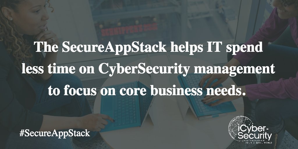 marcoessomba's tweet photo. The #SecureAppStack helps IT spend less time on #CyberSecurity management to focus on core business needs > https://t.co/9HJtzxXdv5 #AI https://t.co/zHb01TbGwM