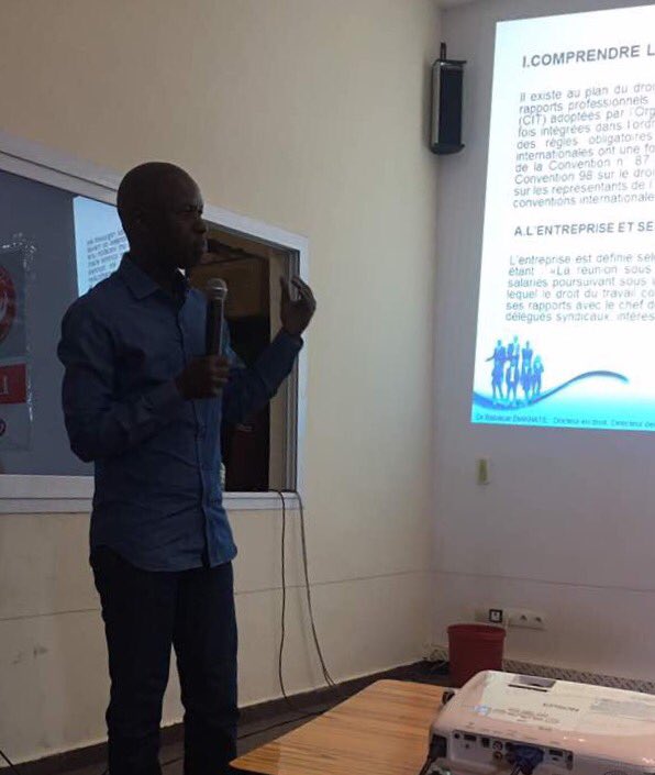 GYafrique's tweet photo. Exposé du Dr Babacar DIAKHATÉ, docteur en droit, #DRH de la SAR sur l' #Emploi #job #Gypanel #Gy221 #senegal @kebetu https://t.co/Cl6IZcPIaD