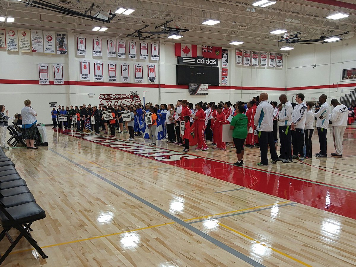 NetballCanada's tweet image. Opening ceremony!