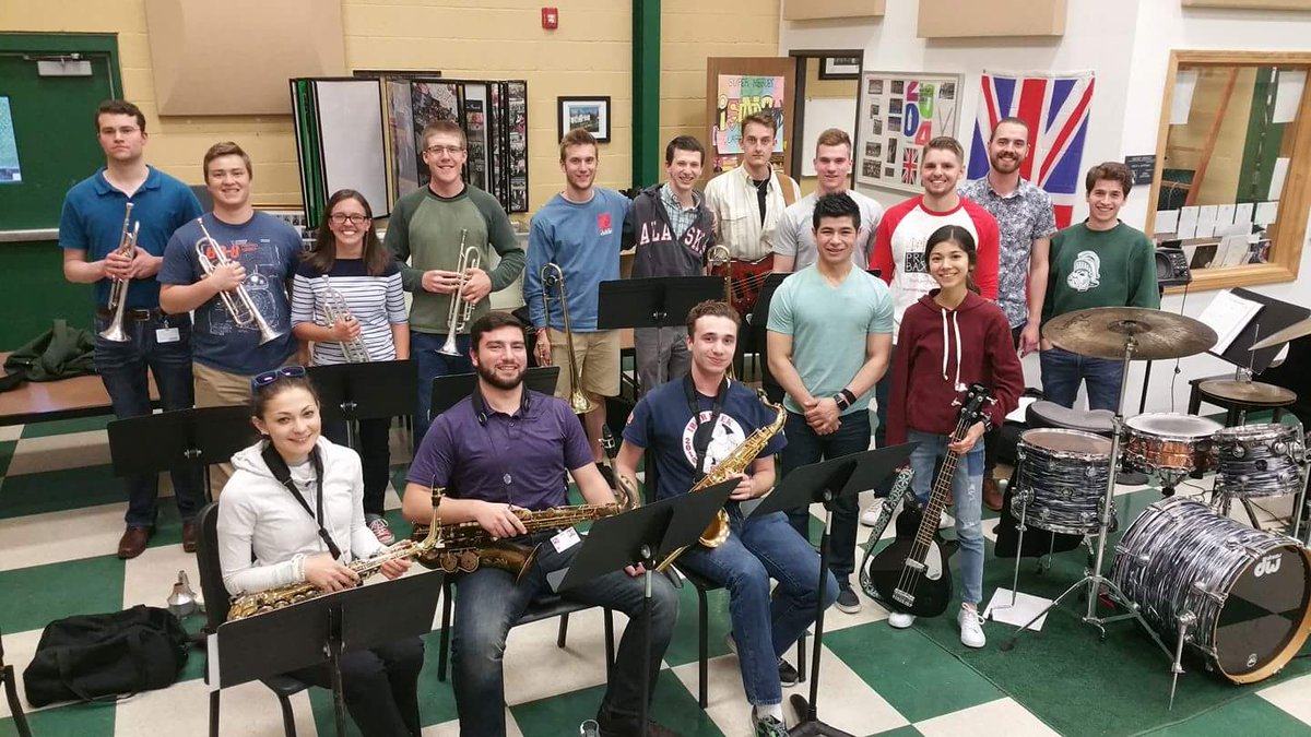 NDPBands's tweet photo. Have some R-E-S-P-E-C-T for the NDP Alumni Jazz Band 2017! Tonight at the BBDD!
@ND_Alumni #ndpjazz https://t.co/D74FfOFCGR