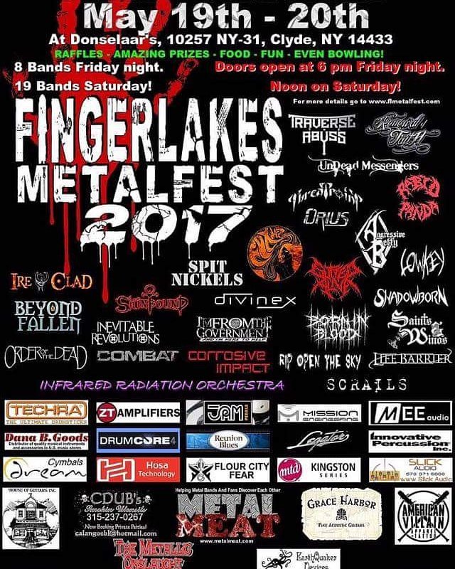 TraversetAbyss's tweet photo. We had a blast at Beyond Fallen's album release show. Today we rock Finger Lakes Metal Fest. 
#newyork #flmf #metal #concert https://t.co/1gJiURBeSl