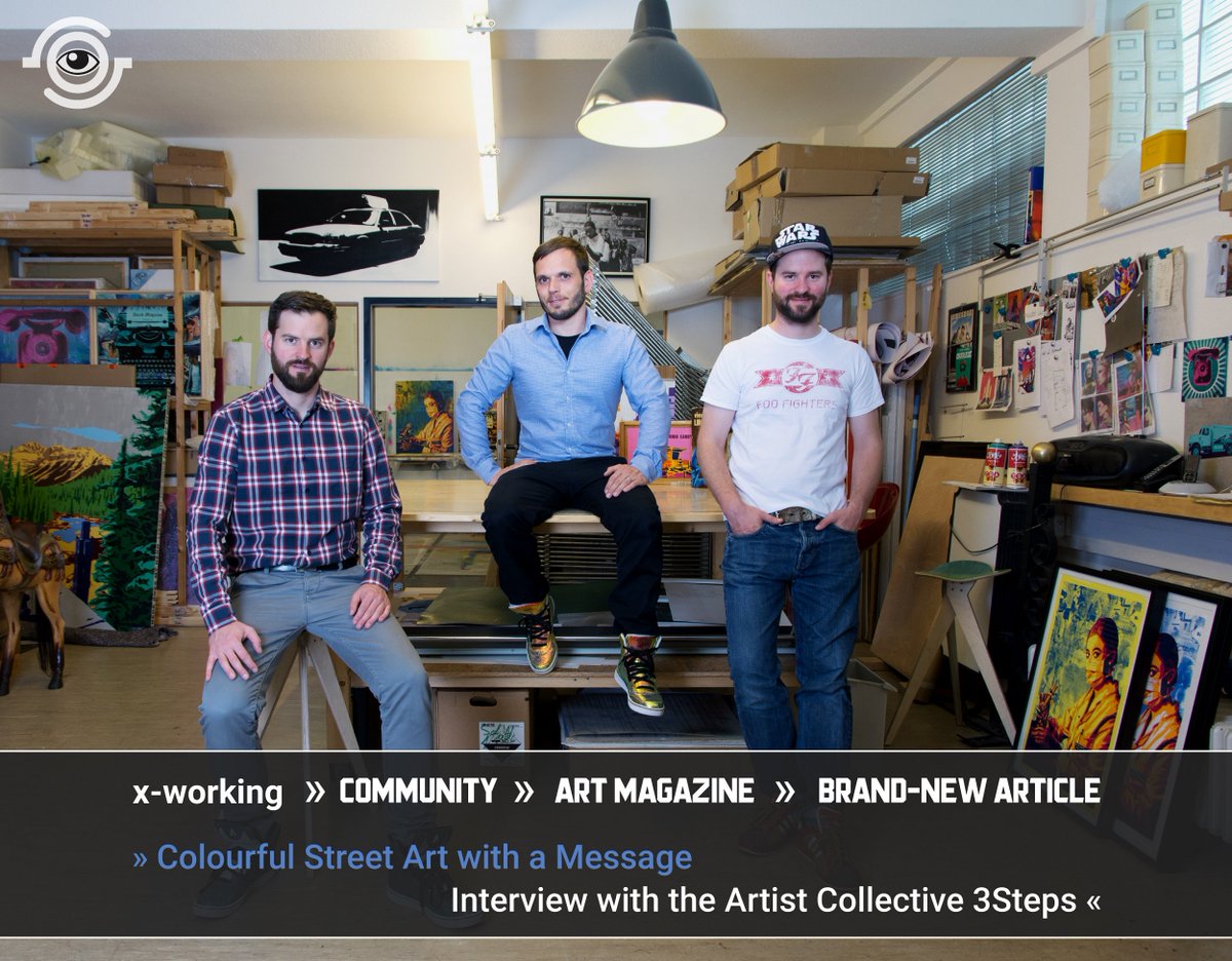 artist_ritual's tweet photo. ✦ #Interview w/ #Artist Collective 3Steps
🎨 Colourful #StreetArt with a Message
► https://t.co/TlOFb9vdlr
@3StepsCrew
#painting #xworking https://t.co/PWeDQWsa5a