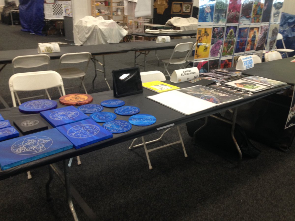 Table ready to go #FivePointsFest