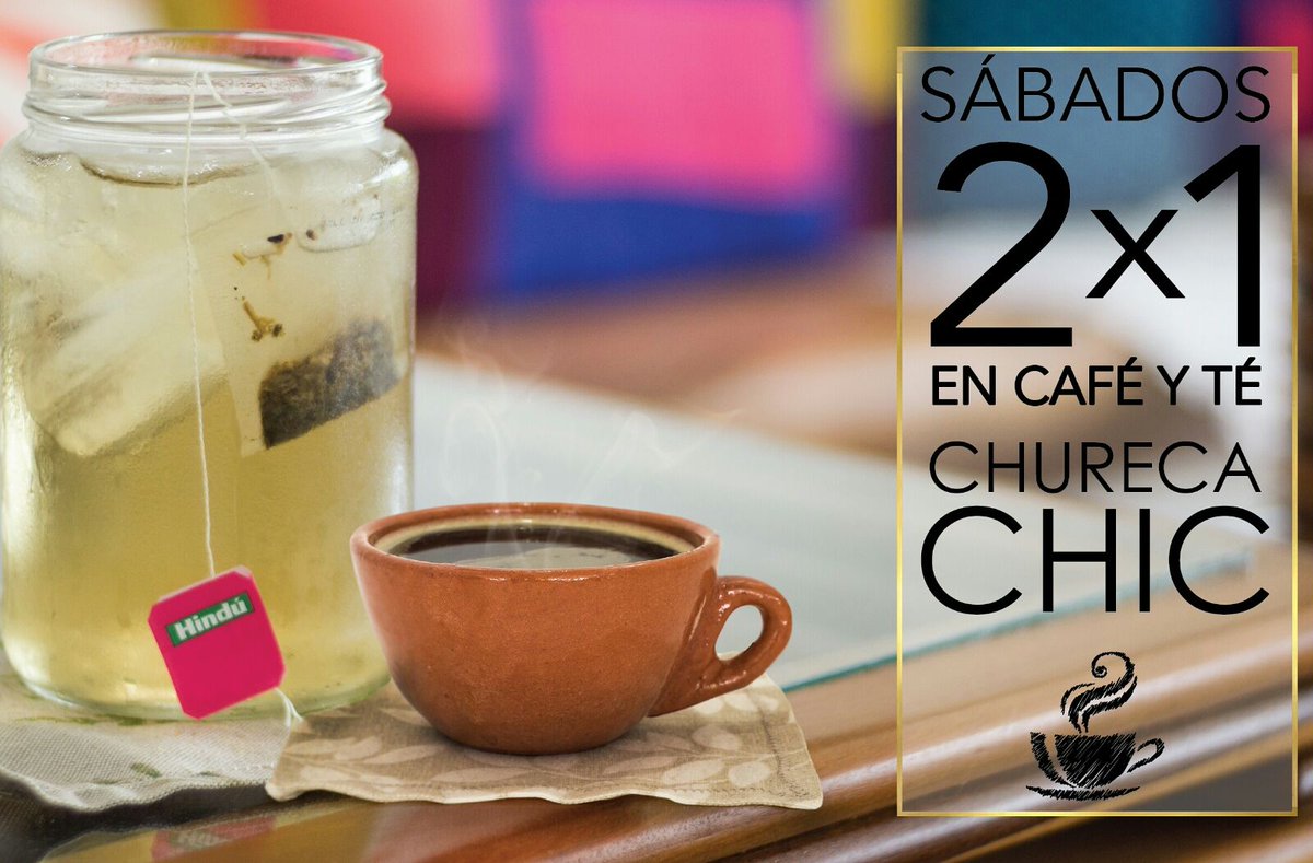 Quieren escaparse del calor este sábado? Vengan a nuestro Cafe&amp;Boutique (con aire!) y aprovechar 2x1 en todos nuestros café y té. #SocEnt