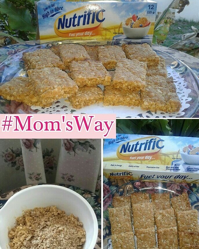 SandySolomons's tweet photo. @NutrificSA #1000Ways #MomsWay Adding two crushed Nutrific bars to my crunchies takes breakfast to a next level. https://t.co/JequoPWGOD