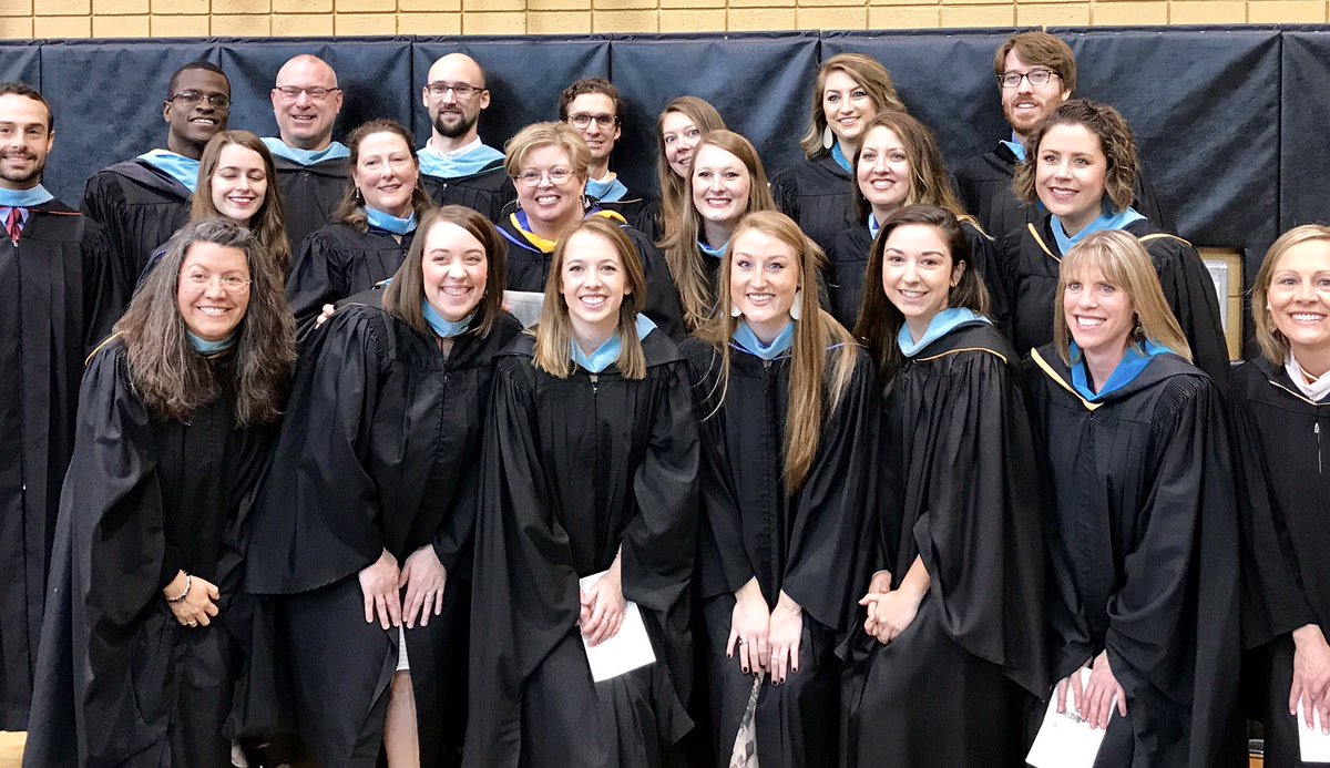 Look at that great looking English Department at BHS graduation!