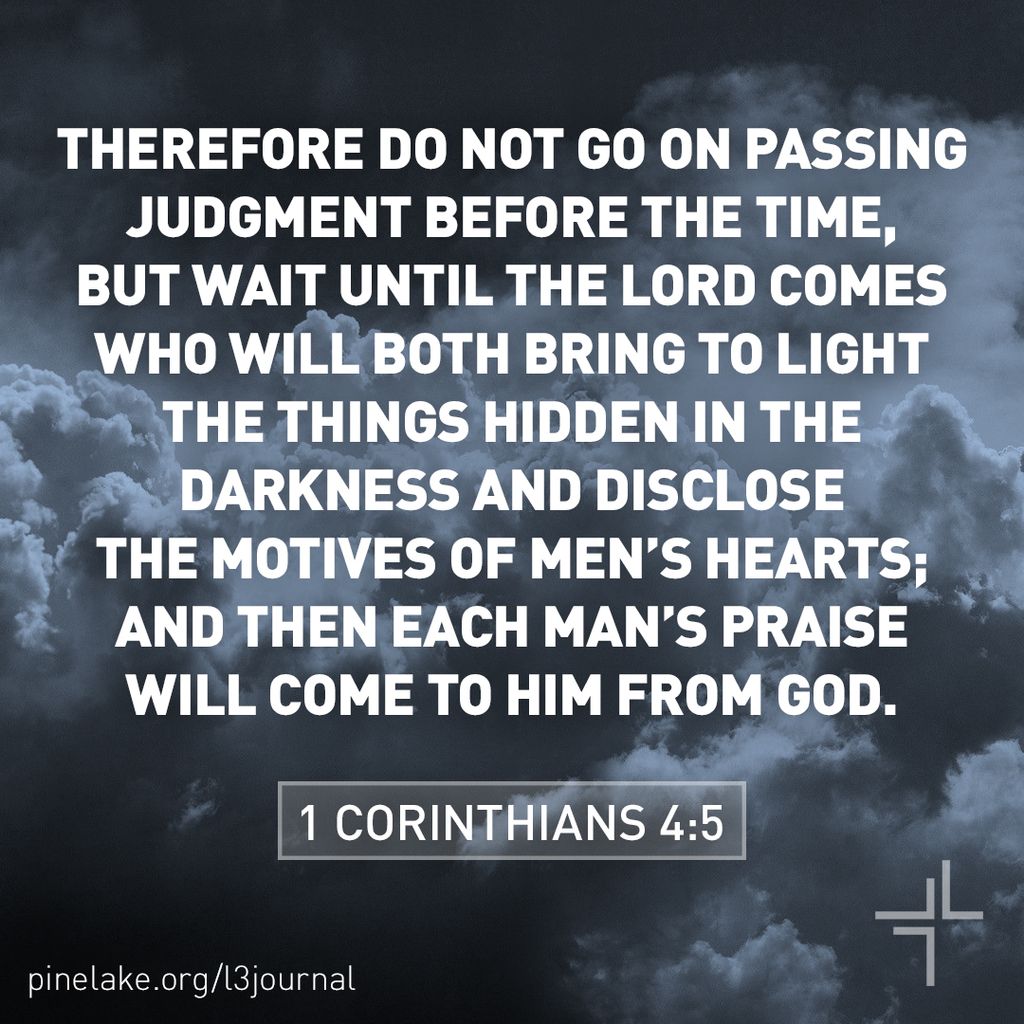 PinelakeChurch's tweet photo. Whose praise are you working for? God looks at your heart, therefore His is the only opinion that counts in the end. #L3Journal https://t.co/GkosUH0khD