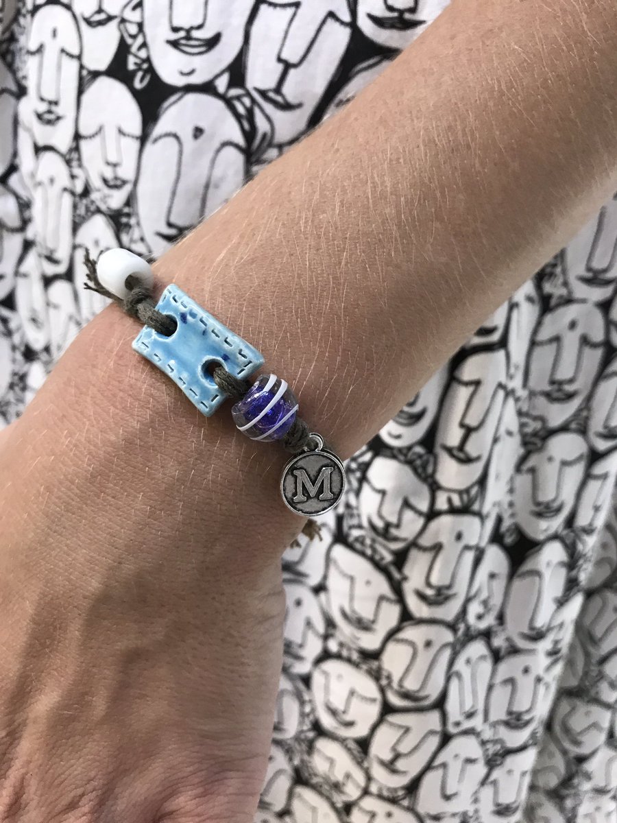 MaclayFineArts's tweet photo. Sneak Peek at #eM #bracelets #facultyexcellencegrant #maclayvisualarts @CathyH32308 @MsKalimauri @kimcdaniel @kedressel  #empathy https://t.co/WlPhk8nGII
