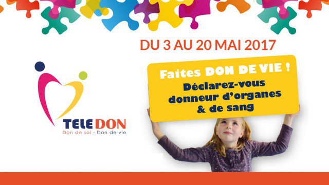 qu4tremedia's tweet photo. Ne manquez pas la grande #soirée du Télédon, ce soir à 20h00 en #direct sur votre télé locale. #teledon #telelocale #tv #organe #don #ftl https://t.co/QFXWcYnjrM