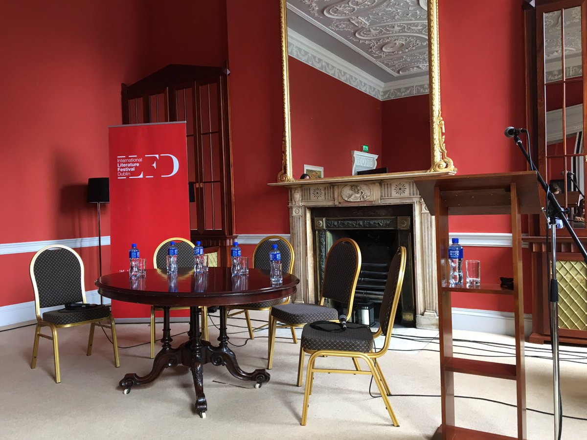 GCNmag's tweet photo. All set and ready to go with the @ILFDublin #GCNtalks in @Belvederecolleg House! #queer #writing #literature https://t.co/ACqF8N0Aat