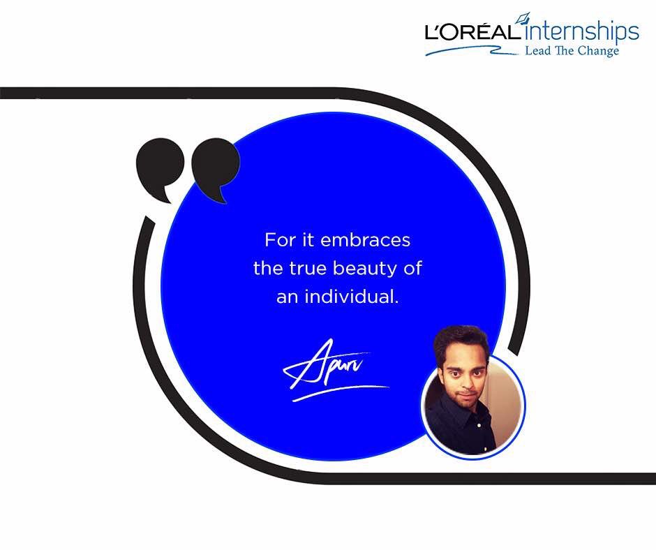 LOrealTalentIn's tweet photo. Apurv shares with us the answer to "Why L'Oréal?". Excerpts from yesterday's Facebook Live. https://t.co/mNCFtdgphu