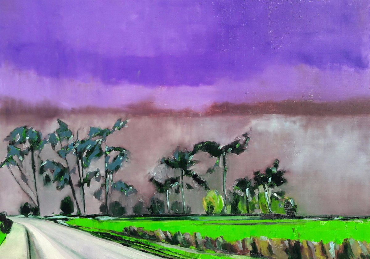 GalleryNorfolk's tweet photo. Sneak preview - first paintings by Ruth Bunnewell's next show have arrived - opens 8th July in Norwich https://t.co/9TD645gkTq