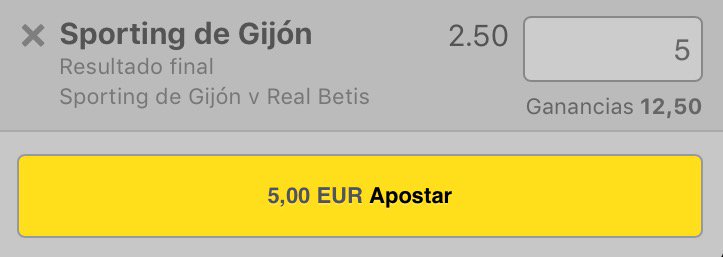 CreadorDeVerdes's tweet photo. Apuesta 3, Stake 2
5€ ↔️ 12.5€ https://t.co/C5CUdWb8O8