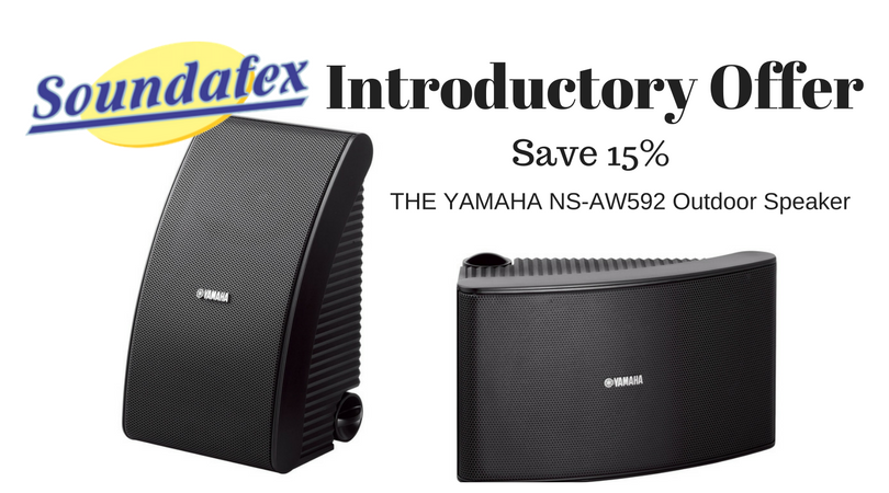 THE YAMAHA NS-AW592 Outdoor Speaker, COME IN AND HEAR A DEMO TODAY