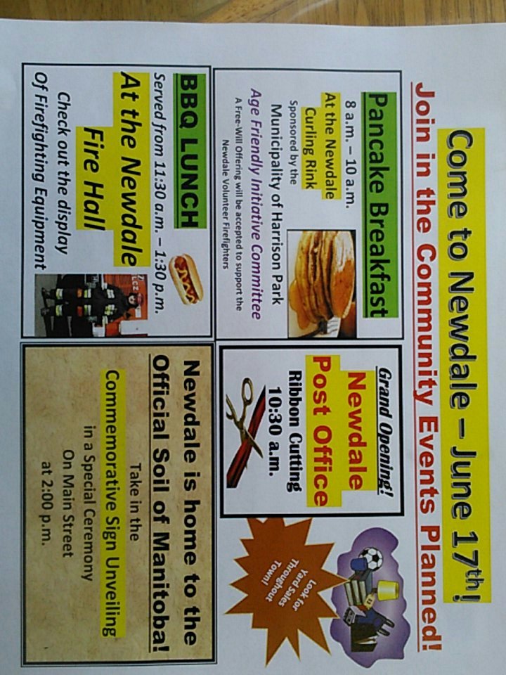 Andrew_Dalgarno's tweet photo. Don't forget to come to Newdale on June 17th for lots of fun community events! https://t.co/yRs6YkeP6p