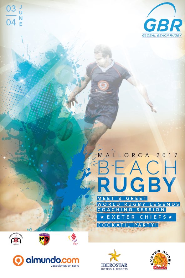14 DAYS' COUNTDOWN!
June 3&amp;4 Mallorca2017
#GlobalBeachRugby 

#PasionAlmundo 
#IBEROSTARMallorca #iberostaralbuferaplaya 
<a href="/almundo_ar/">Almundo</a>