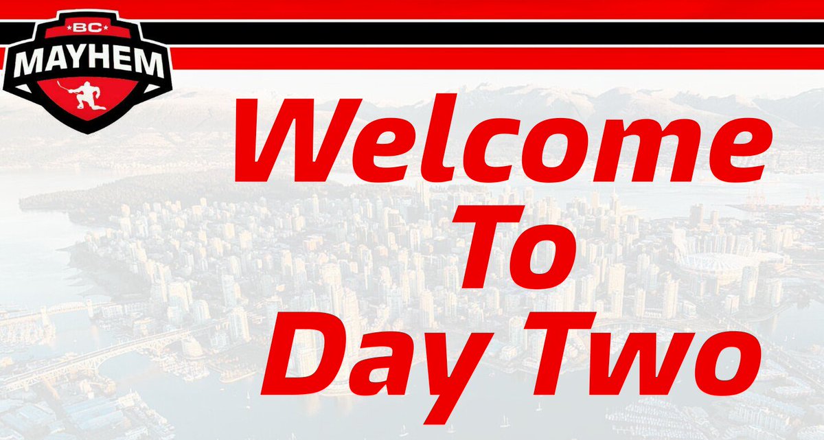 bcmayhem's tweet photo. It's day two of the BC Mayhem Tournament. Good luck today! We hope everyone has a great day of hockey. https://t.co/GFueHzhkI5