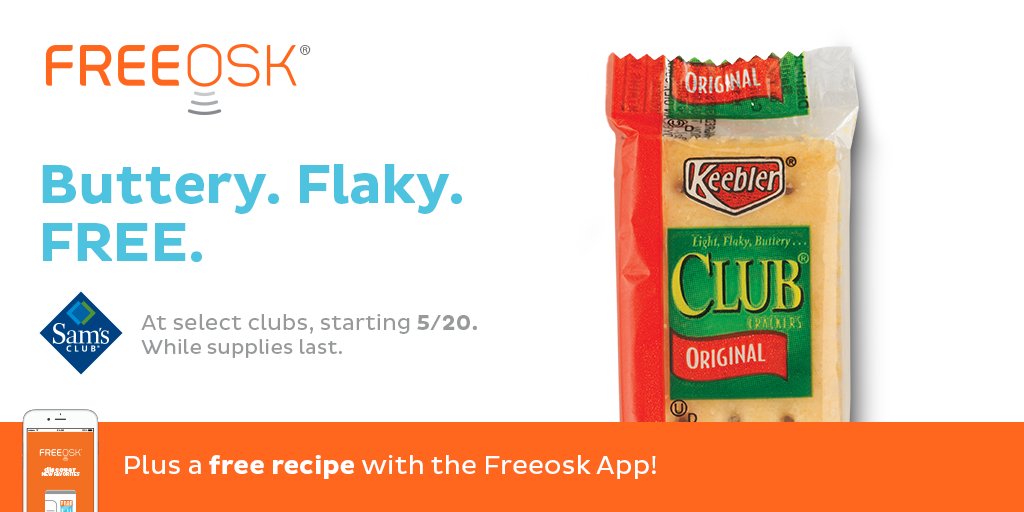 closetsamples's tweet photo. #Free Keebler Club ... • https://t.co/OPSr0jCsxC • #Foodie #FreeCrackers #FreeFood #FreeInStore #SamsClub #FoodDrinkSamples #Freebies https://t.co/k5Jl3JDMdH