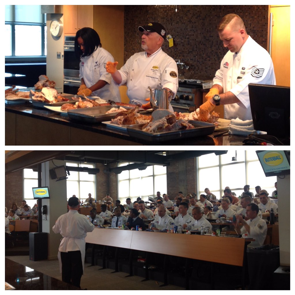 Butterballfs's tweet photo. Had a great Friday with the NRA Military Foundation at Kendall College. #TurkeyTutorial #NRAshow2017 @NRAShow https://t.co/Cfk1HoQFEB