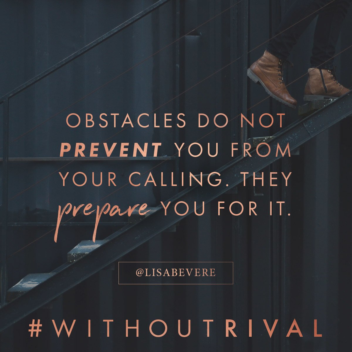 LisaBevere's tweet photo. God has the POWER to cause ALL things to work together for our good when we are submitted to His PLAN &amp; PURPOSE in our lives. #WithoutRival https://t.co/bYymFGe5nX