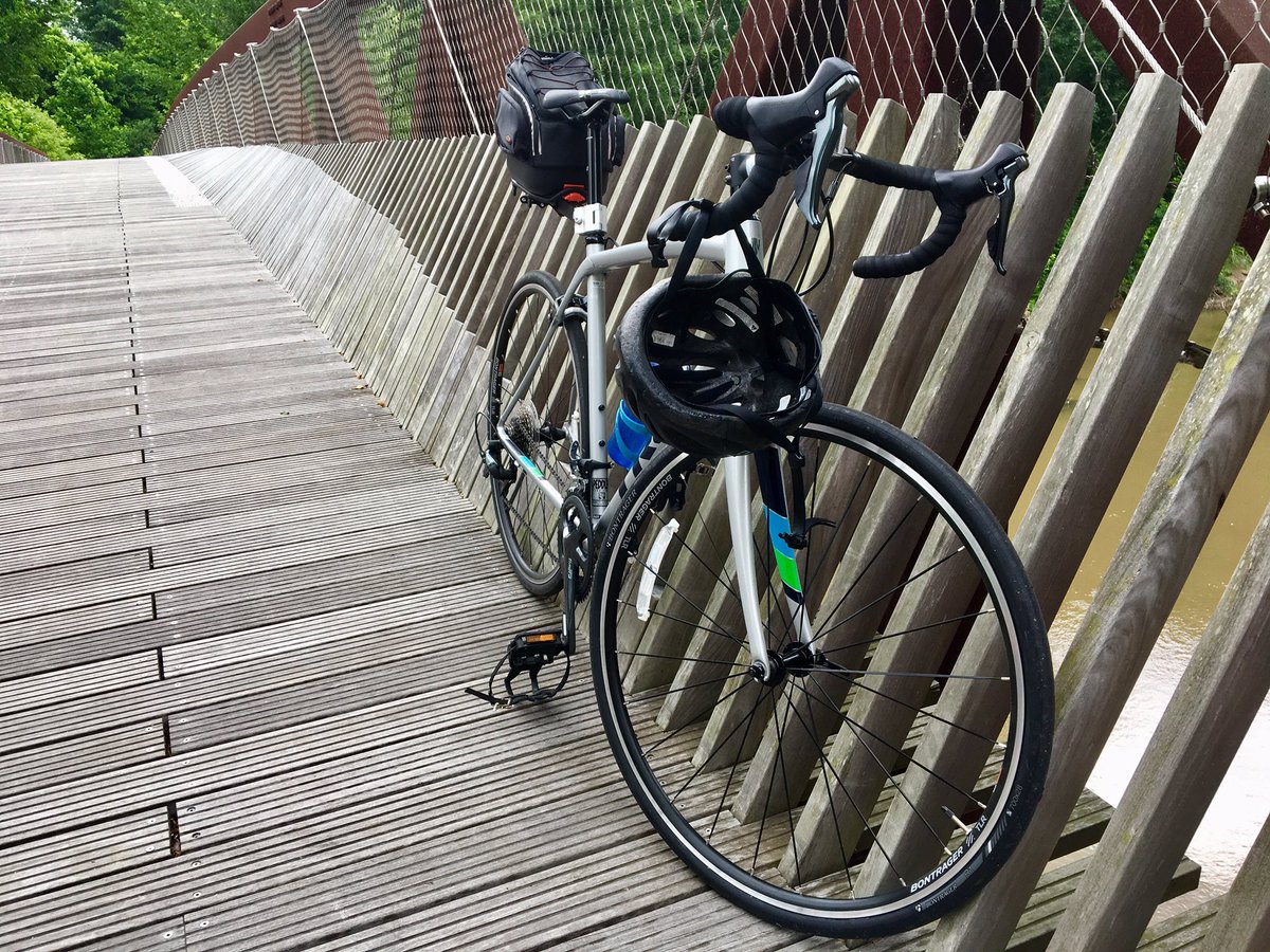 One can never have too many bikes.  One goes down?  Switch to another.  #WolfRiverGreenway