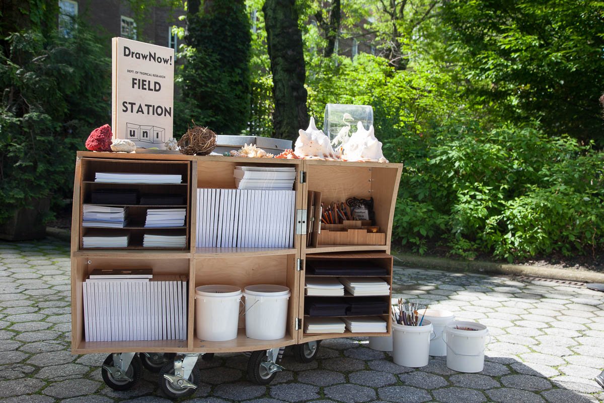 streetlab's tweet image. You've been meaning to visit @centralparkzoo. Uni DRAW cart is there today w/ @drawingcenter. The story of your weekend is writing itself...