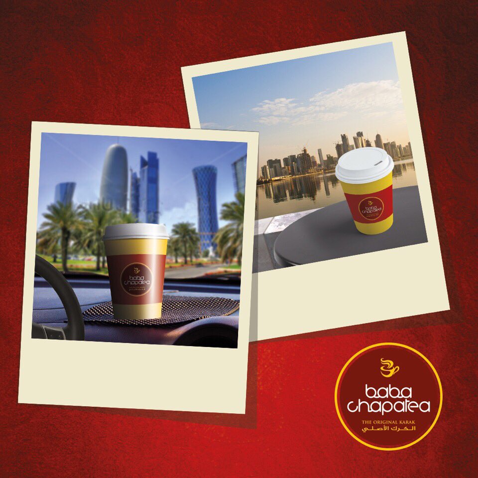 Babachapatea's tweet photo. A cup of Karak to relax, refresh and recharge! Have a great evening. 😃😃 #babachapatea #dohatweetups https://t.co/YMSehOG1Jx