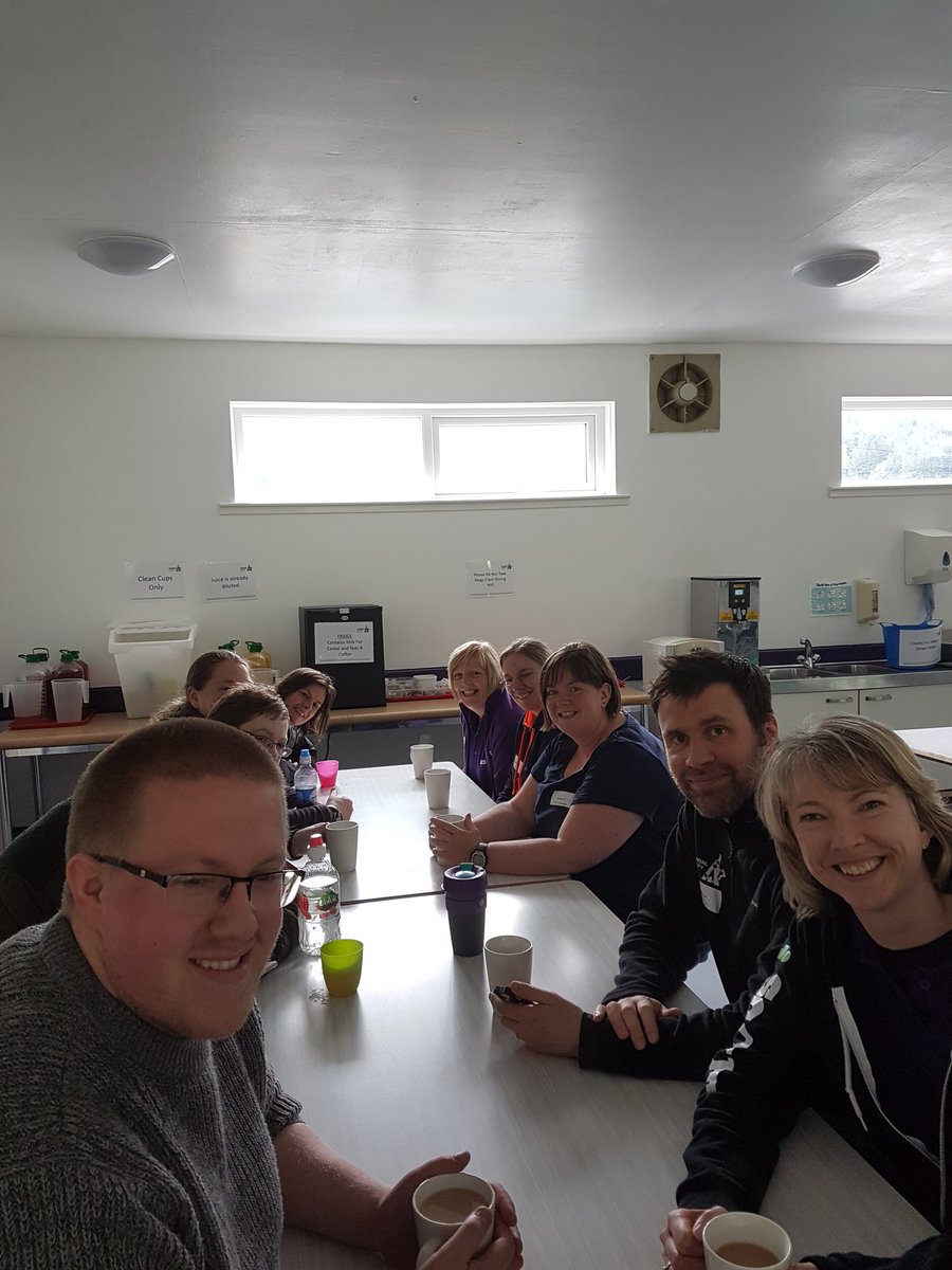 SHQTasha's tweet photo. Coffee break #scotjam @NACLochgoilhead shame head of centres didn't bring cake 🙁 https://t.co/Z4fom4LPzs