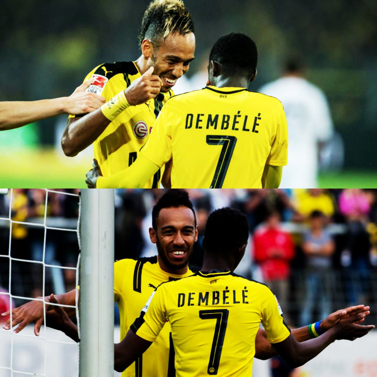 InvictosSomos's tweet photo. 10 de las 12 asistencias de @Dembouz en la presente Bundesliga han sido para Pierre-Emerick @Aubameyang7. LA DUPLA DEL BVB. 🇫🇷🇬🇦 https://t.co/Gwgh4rp6s0