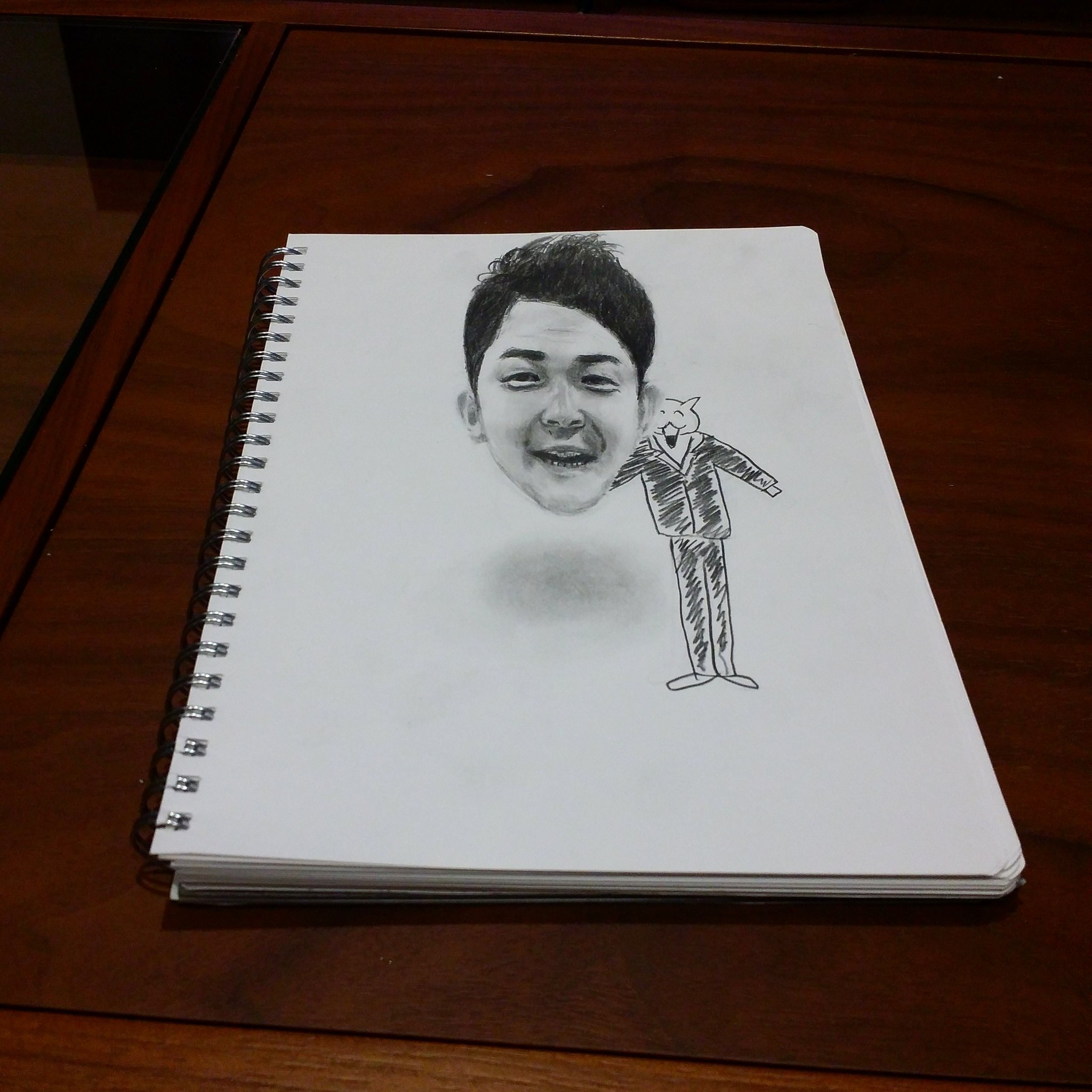 Twitter 上的 Tom ノブ わしもトリックアート 千鳥 ノブ タキシード猫 鉛筆画 トリックアート イラスト 絵 T Co Clq2mexw9l Twitter