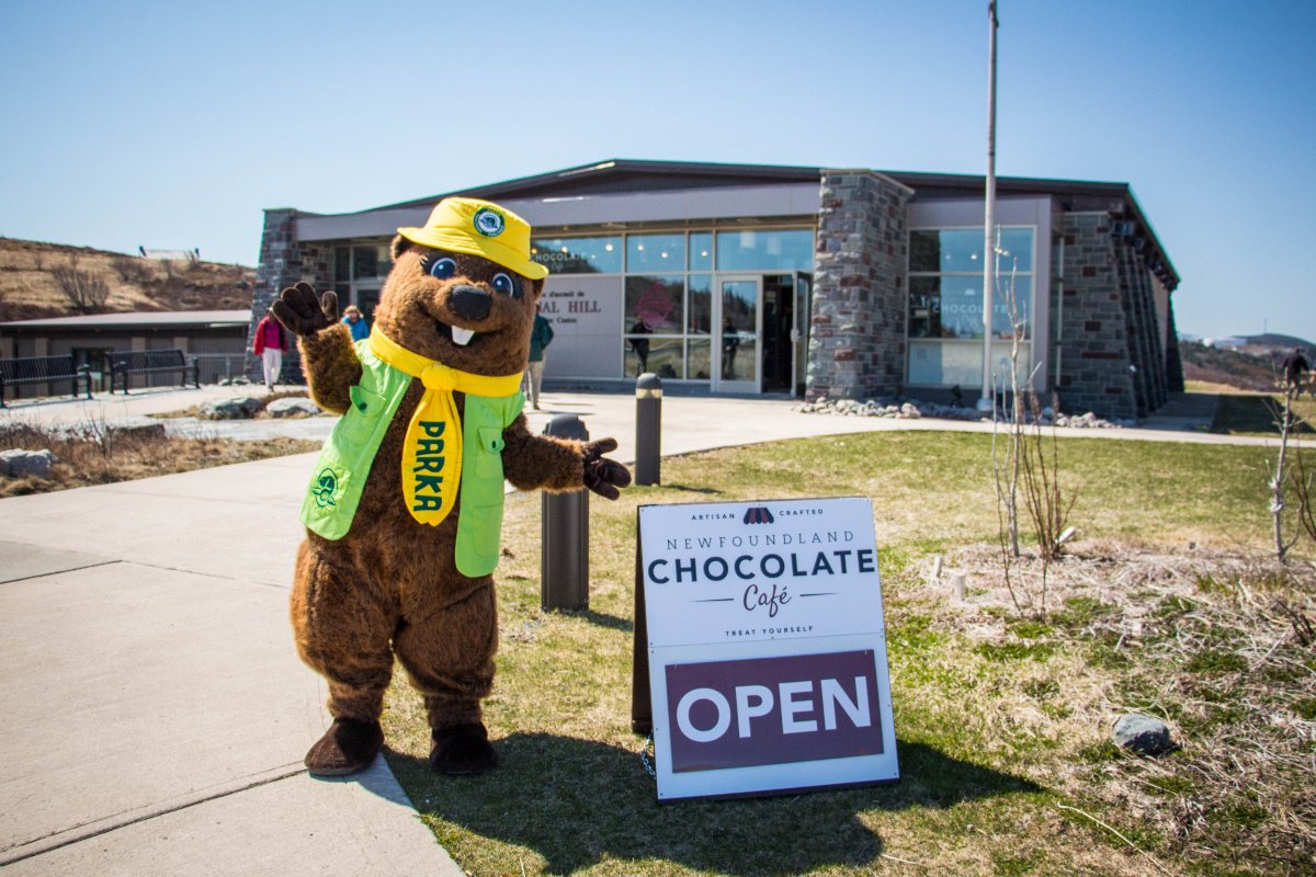NLChocolateCo's tweet image. We are so excited! Our Newfoundland Chocolate Cafe on Signal Hill has opened for the season!