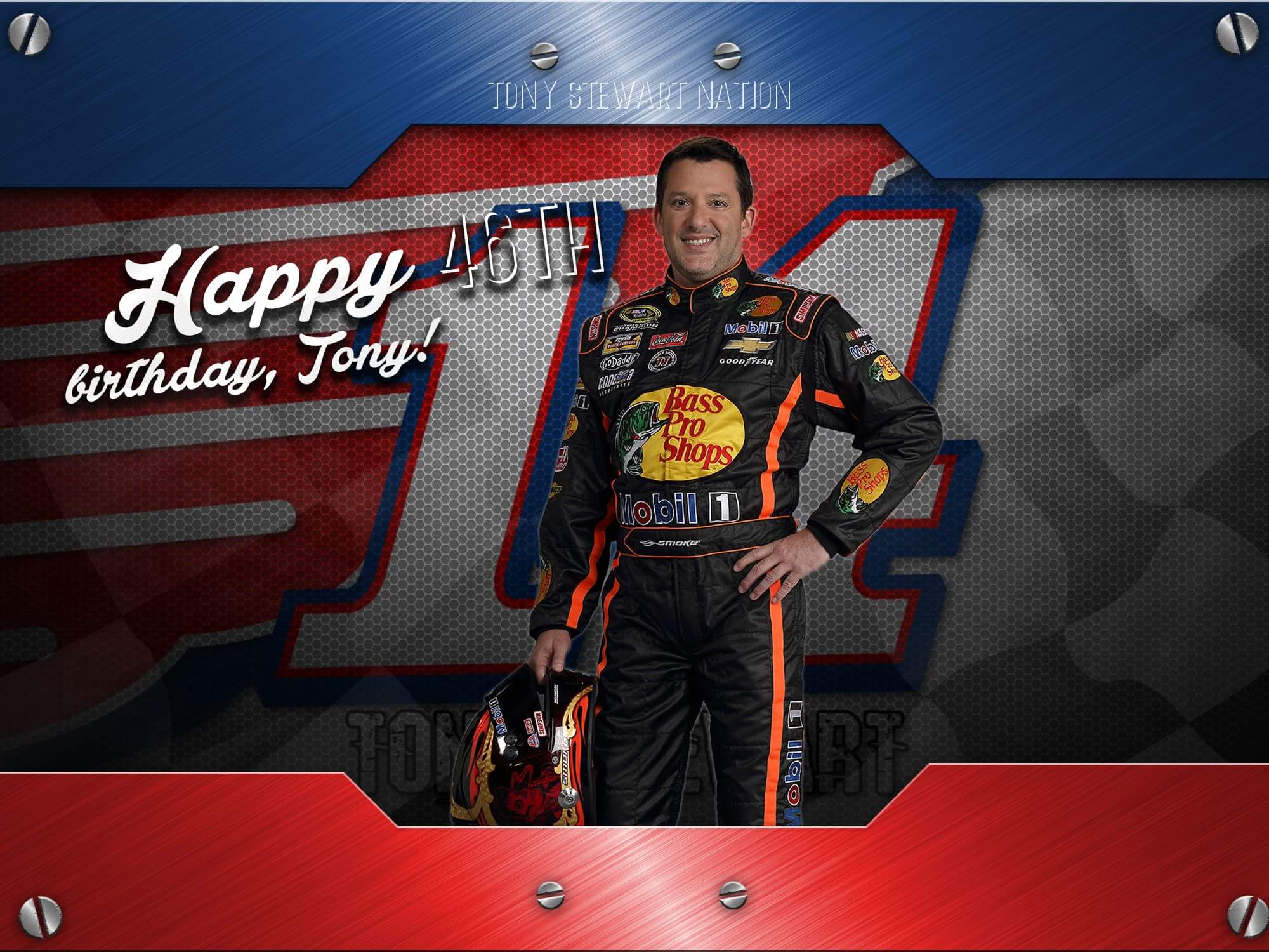 Join us in wishing our fearless leader, Tony Stewart, a very happy birthday!   