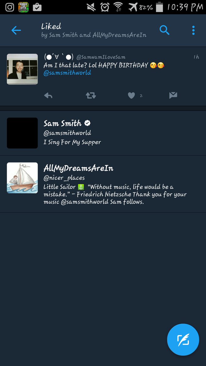SamwamILoveSam's tweet image. Woah! This is the first time Sam liked my post here in this acct! 😍😍😍 Thank you xx