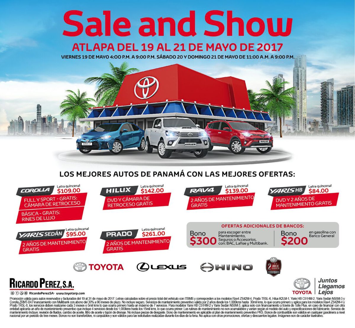 RocknPop1065's tweet photo. #SaleAndShow hoy sábado y mañana domingo los mejores autos de Panamá con las mejores ofertas. En Atlapa @RicardoPerezSA https://t.co/bkJSCKVIXd